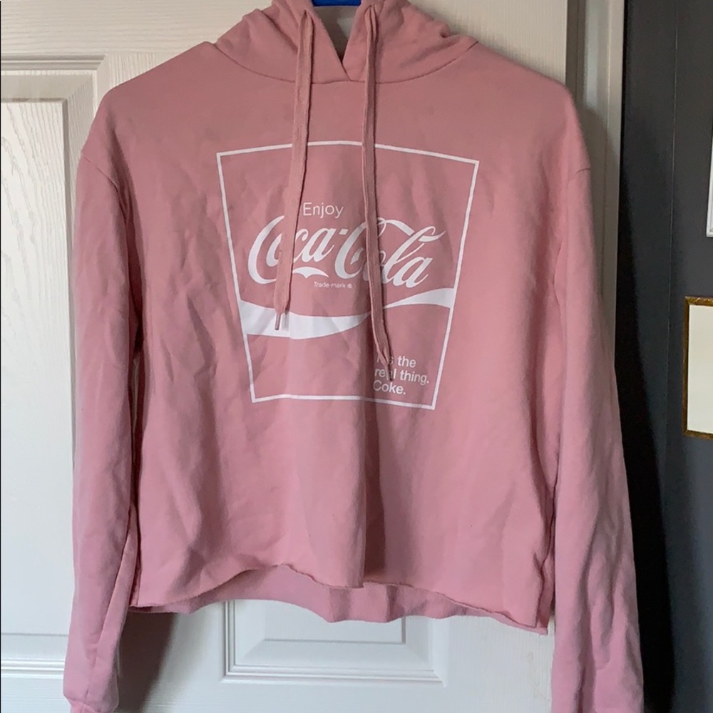 Coca-Cola Crop Top Hoodie